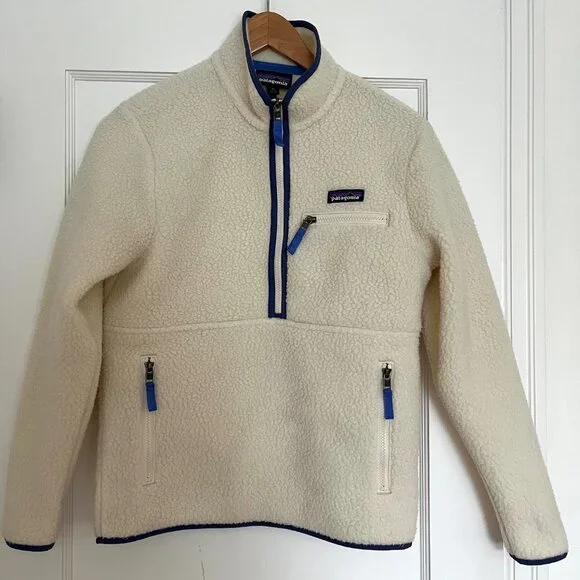 Patagonia Women's Retro Pile Fleece Marsupial Pullover | Size XS - Picture 3 of 7